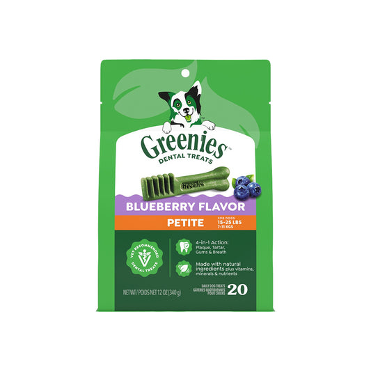 GREENIES Blueberry Petite Dog Dental Treats 340g