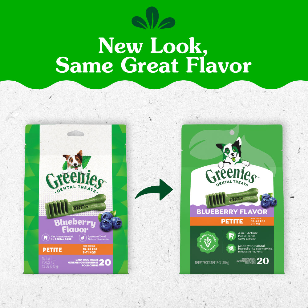 GREENIES Blueberry Petite Dog Dental Treats 340g