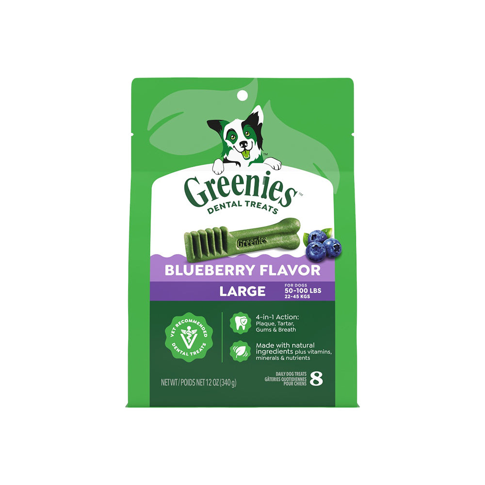 GREENIES Blueberry Large Dog Dental Treats 340g