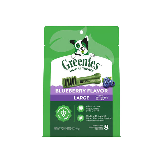 GREENIES Blueberry Large Dog Dental Treats 340g