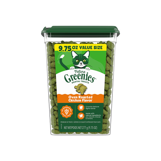 GREENIES Oven Roasted Chicken Flavor Dental Cat Treats 277g