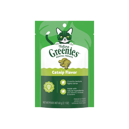 GREENIES Feline Catnip Cat Dental Treats 60g