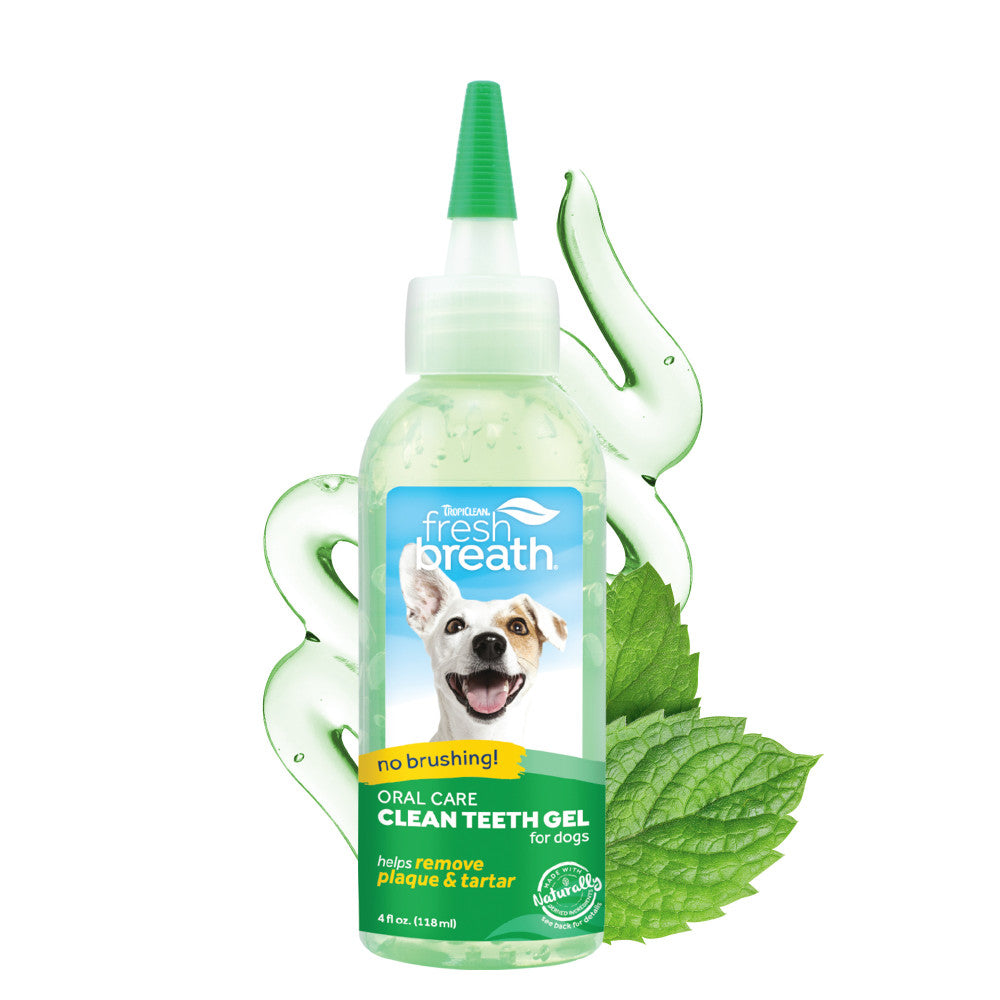TROPICLEAN Fresh Breath Oral Care Clean Teeth Gel for Dogs 118ml