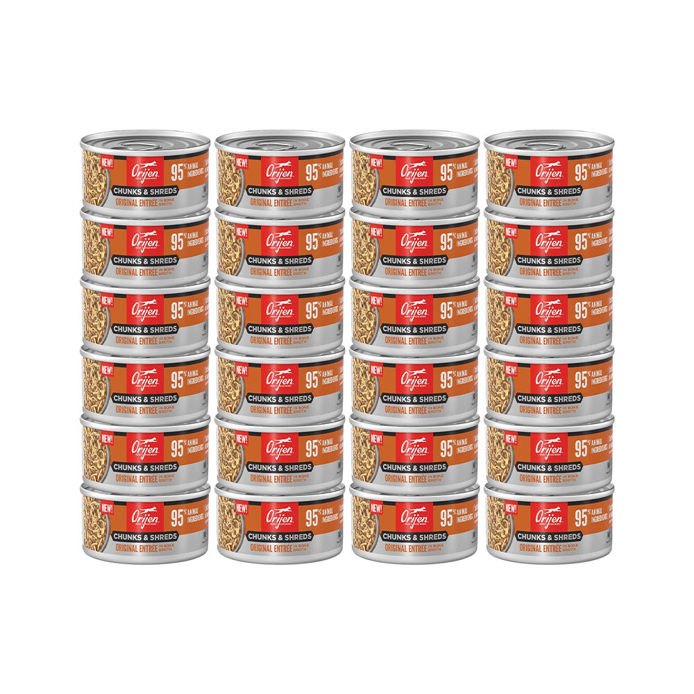 ORIJEN Chunks & Shreds - Original Entrée Adult Wet Cat Food