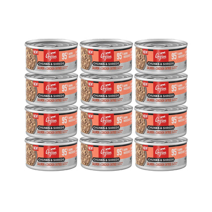 ORIJEN Chunks & Shreds - Salmon & Chicken Entrée Adult Wet Cat Food