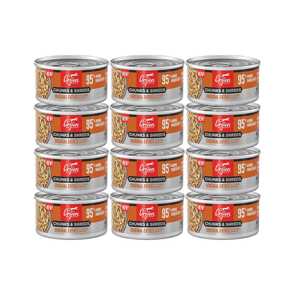 ORIJEN Chunks & Shreds - Original Entrée Adult Wet Cat Food