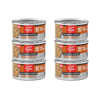 ORIJEN Chunks & Shreds - Original Entrée Adult Wet Cat Food