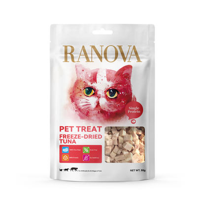 RANOVA Tuna Freeze Dried Cat Treats 50g