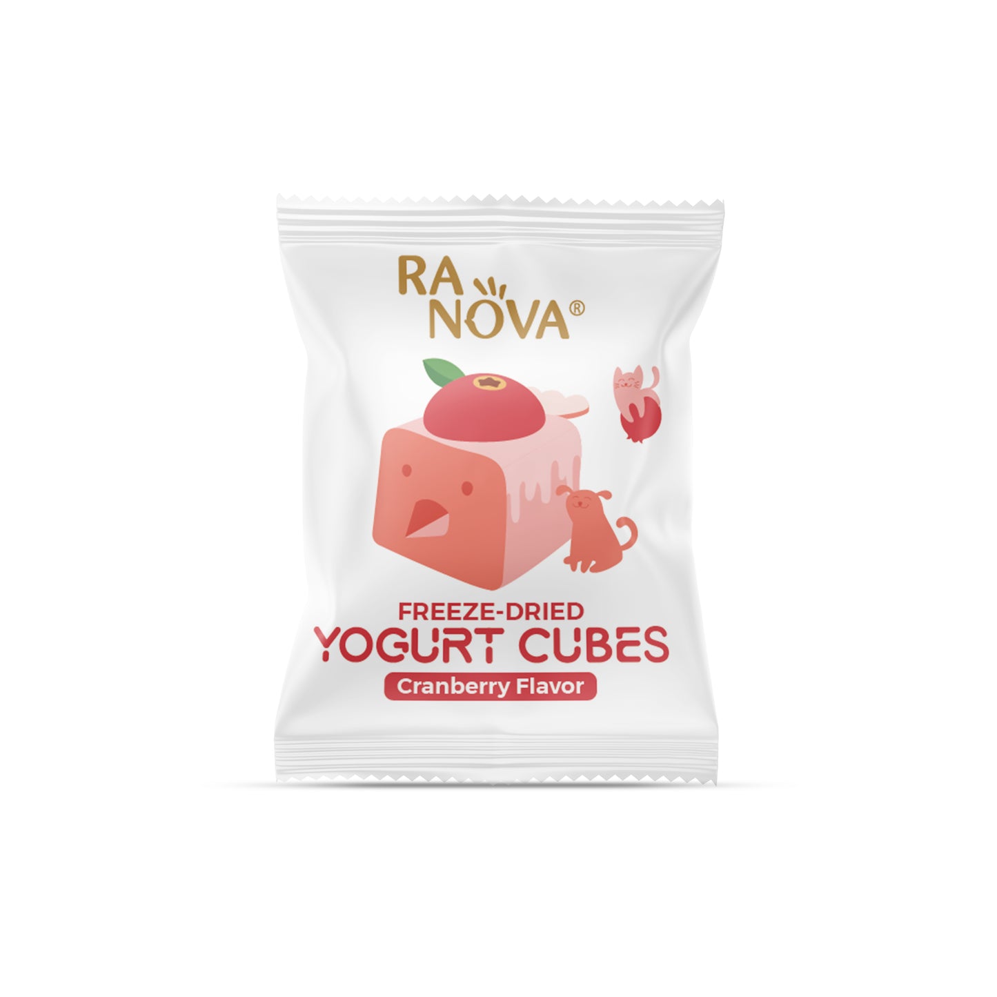 RANOVA Yogurt Cubes Mixed Flavor Freeze Dried Pet Treats 40g