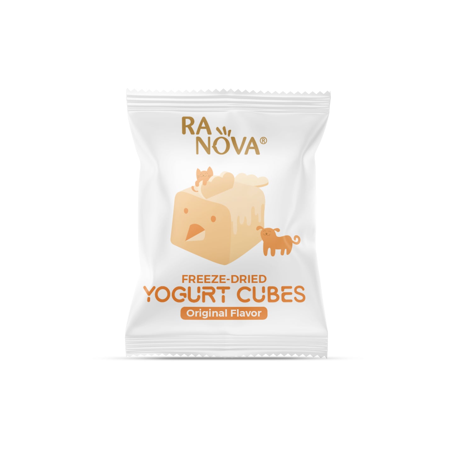 RANOVA Yogurt Cubes Mixed Flavor Freeze Dried Pet Treats 40g