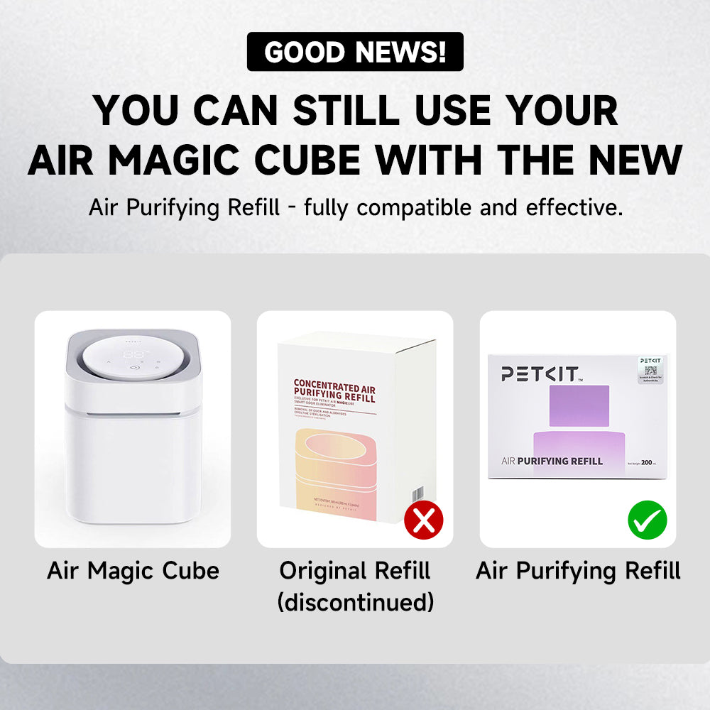 PETKIT Concentrated Air Purifying Refill 50ml 4 Packs For X & MAX & MAX2