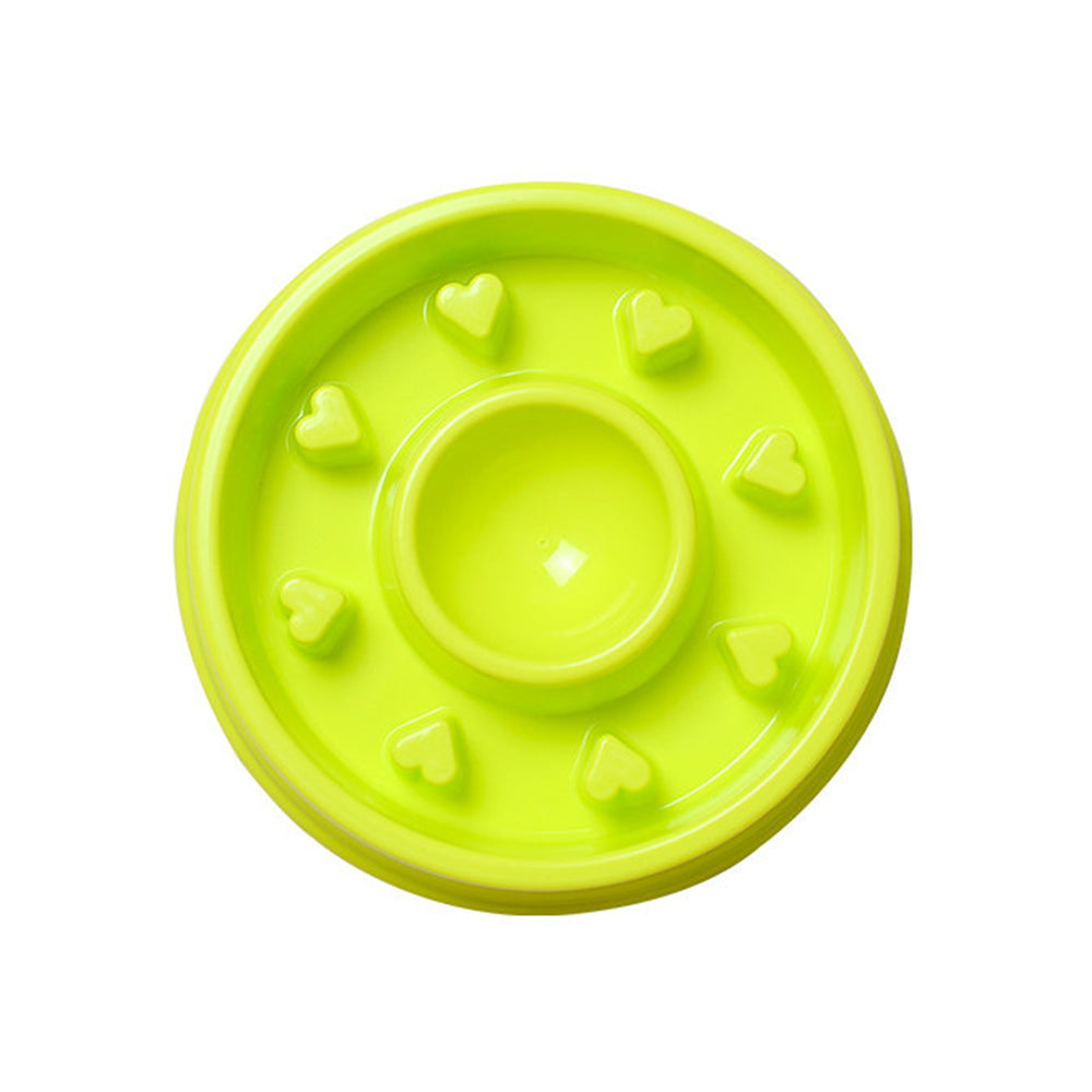 Green Slow Feeder Dog Bowl