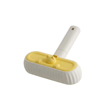 Reusable Pet Hair Remover – Self-Cleaning Fur Removal Brush with Extended Handle