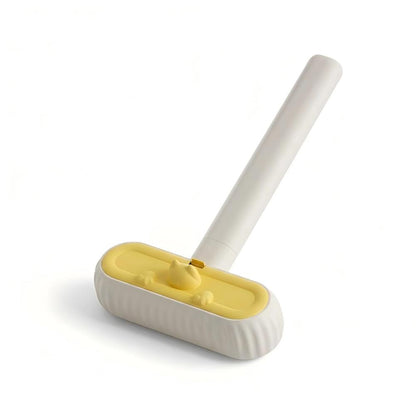 Reusable Pet Hair Remover – Self-Cleaning Fur Removal Brush with Extended Handle