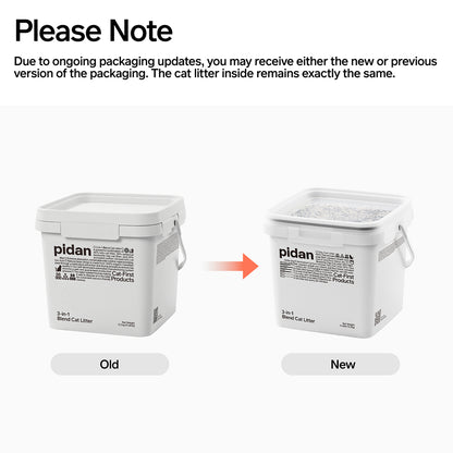 PIDAN 3-in-1 Mixed Cat Litter 5.2kg Reusable Bucket