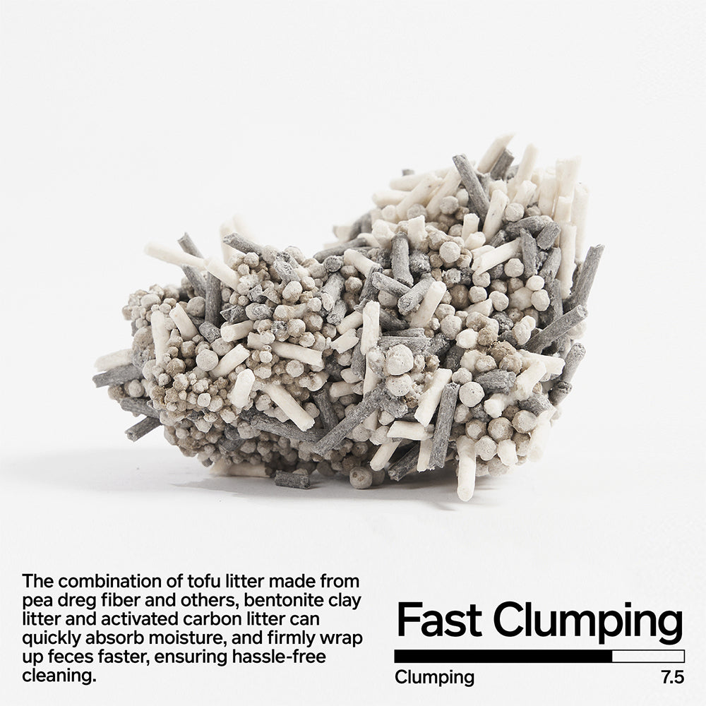 PIDAN 3-in-1 Mixed Cat Litter 5.2kg Reusable Bucket