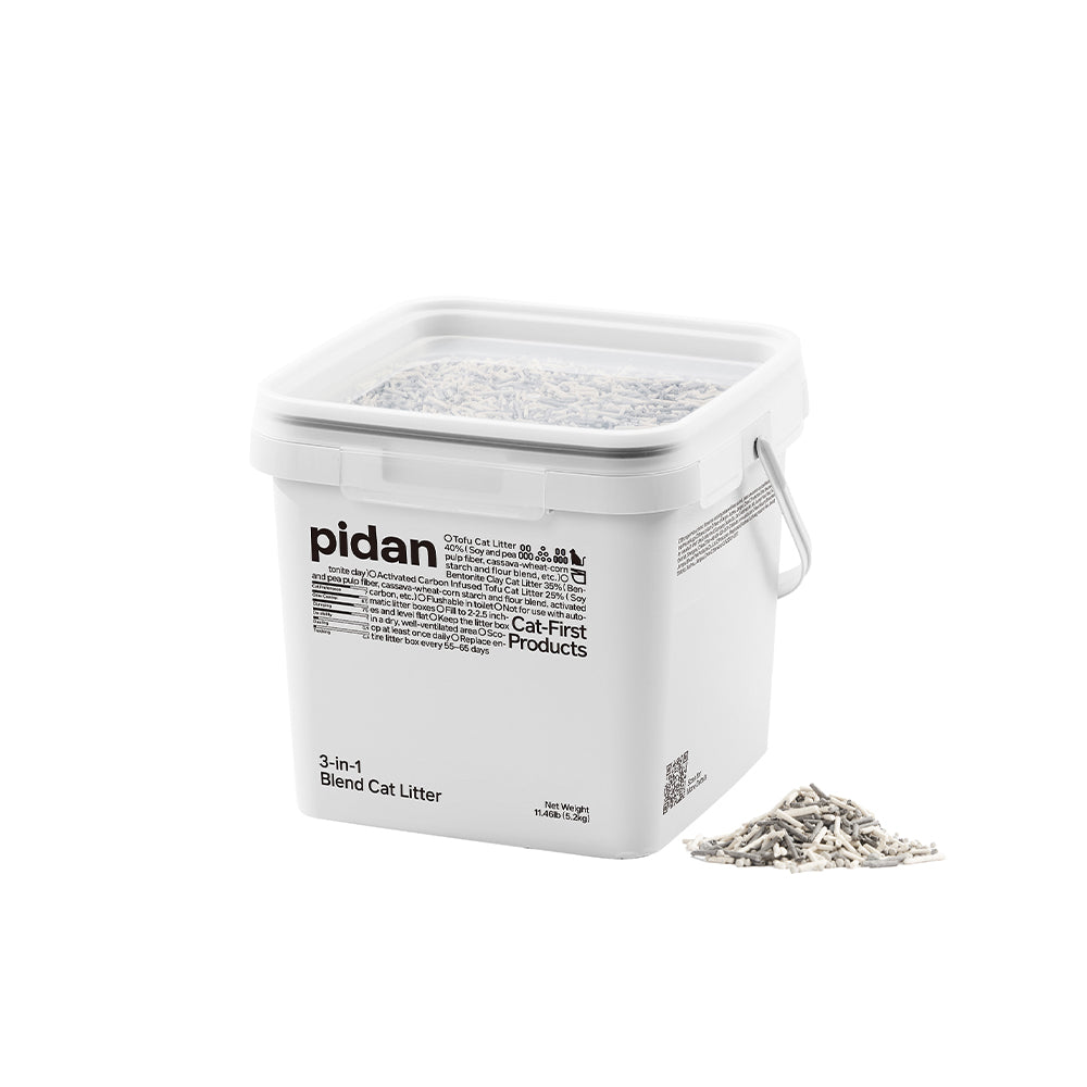 PIDAN 3-in-1 Mixed Cat Litter 5.2kg Reusable Bucket