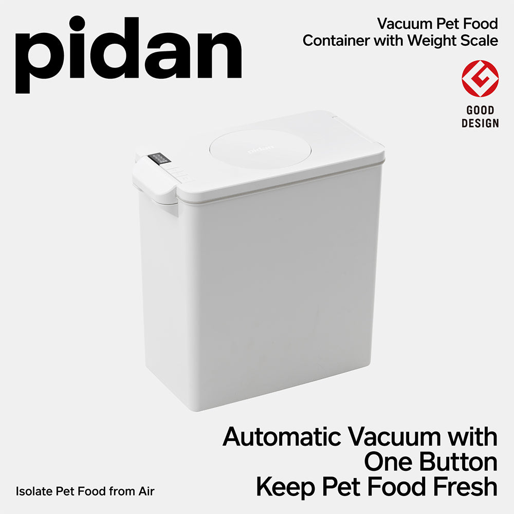 PIDAN Vacuum Pet Food Container with Weight Scale 15L