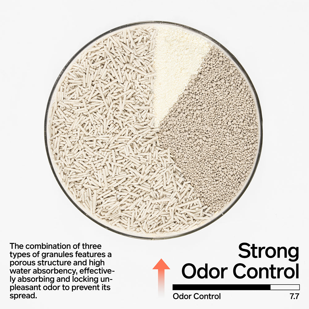 PIDAN Composite Cat Litter - 7L/3.6Kg New (Original Tofu+Bentonite+Cassava)