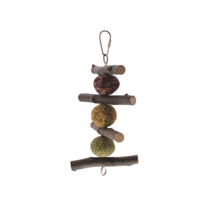 ZODIAC Nibble & Gnaw Stack Hay Balls Small Animal Toy