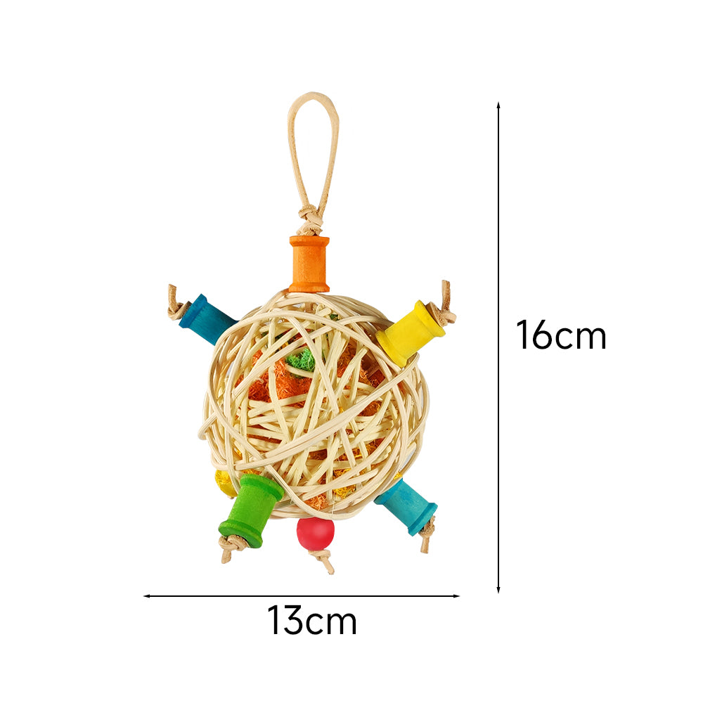 ZODIAC Nibble & Gnaw Colorful Ball Small Animal Toy