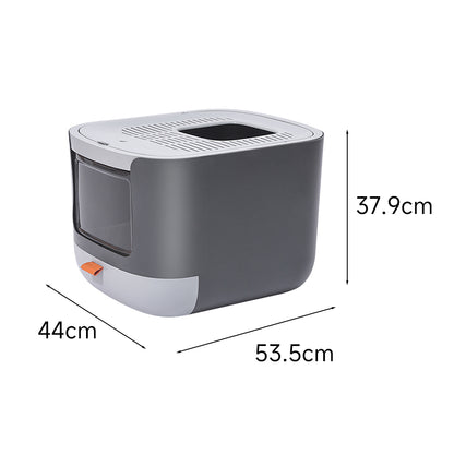 PAKEWAY Starry Valley Cat Litter Box 44x53.5x37.9cm