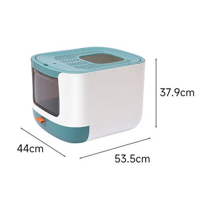 PAKEWAY Starry Valley Cat Litter Box 44x53.5x37.9cm
