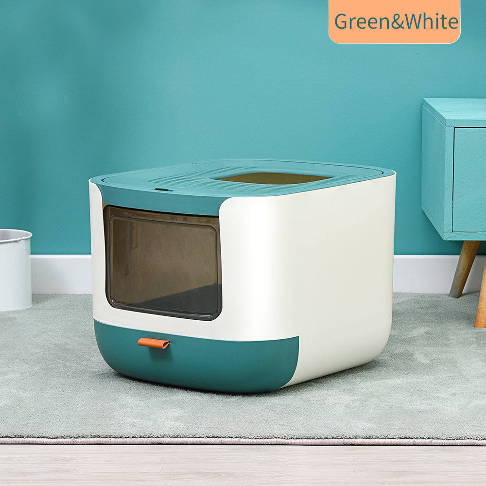 PAKEWAY Starry Valley Cat Litter Box 44x53.5x37.9cm