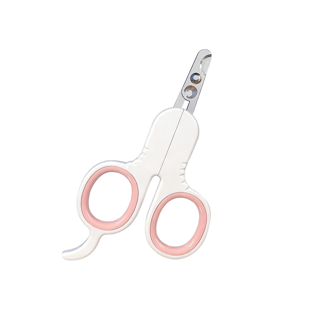 PAKEWAY Large Pink Cat Nail Clipper (with Flat Head) Cat Grooming