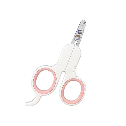 PAKEWAY Large Pink Cat Nail Clipper (with Flat Head) Cat Grooming
