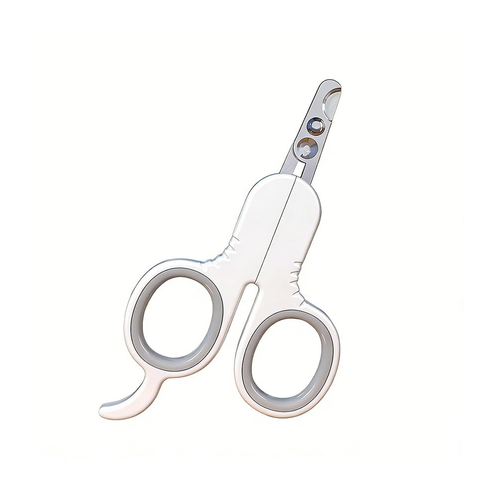 PAKEWAY Large Grey Cat Nail Clipper (with Flat Head) Cat Grooming