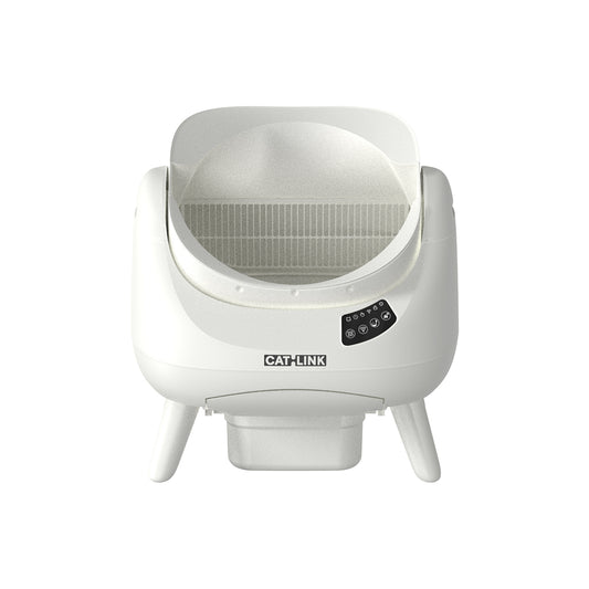 【2‑Year Warranty】CATLINK Self-Clean Smart Cat Litter Box - Scooper Open-X White