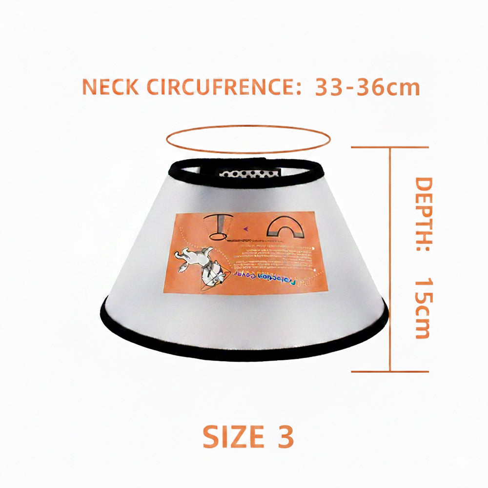 Pet Plastic Elizabethan Protective Collar #1 ~ #7