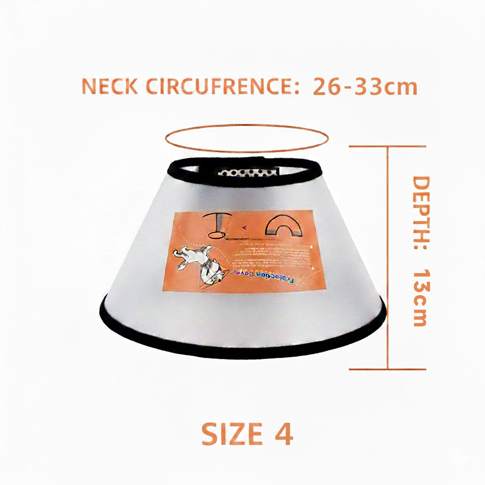 Pet Plastic Elizabethan Protective Collar #1 ~ #7