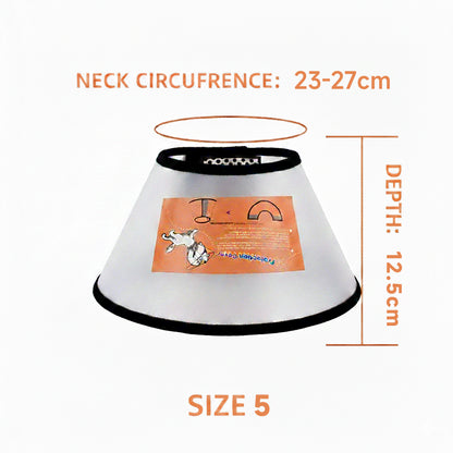 Pet Plastic Elizabethan Protective Collar #1 ~ #7