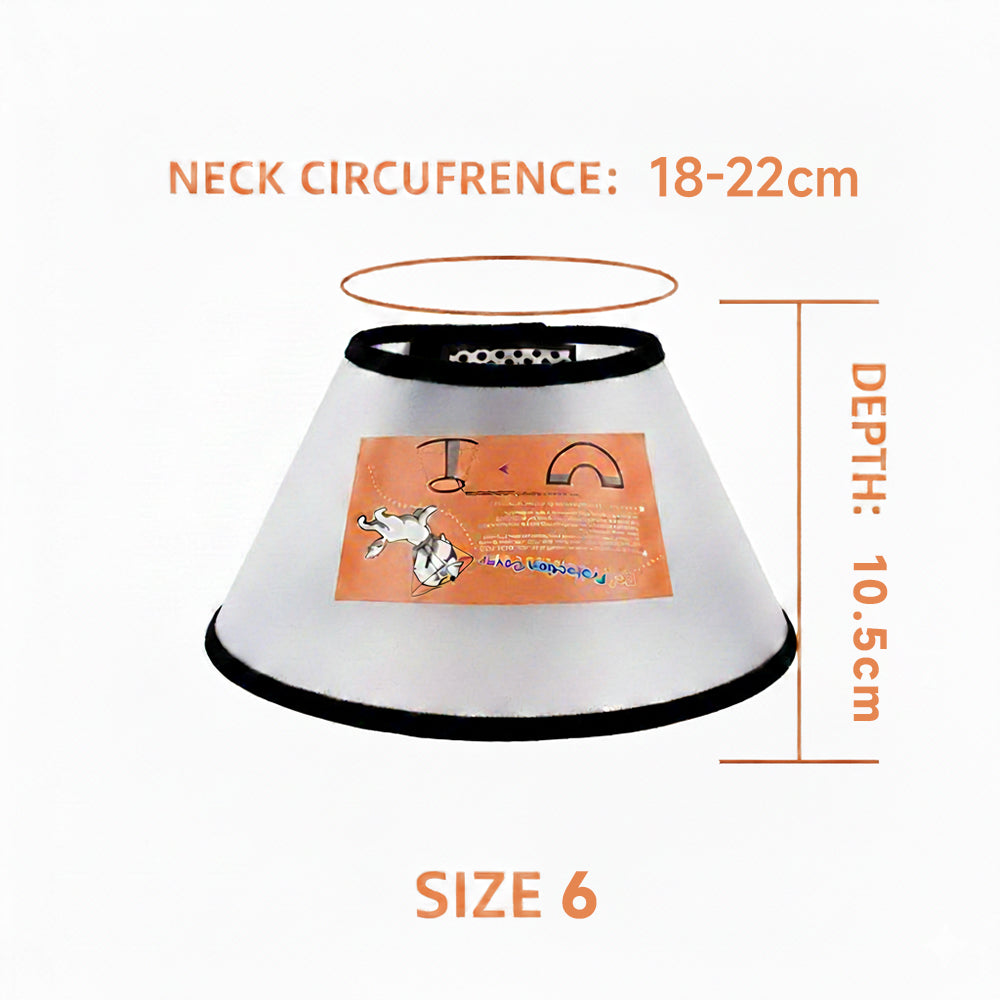 Pet Plastic Elizabethan Protective Collar #1 ~ #7