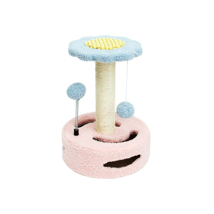CATIO Cute Sunflower Style Small Cat Scratching Post