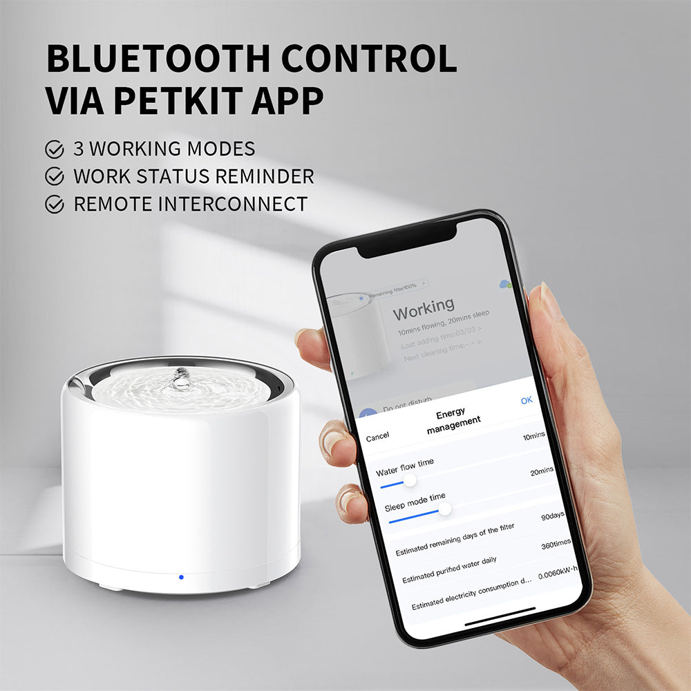 PETKIT Eversweet 3 Pro UVC - Wireless Smart Drinking Fountain- 1.8L