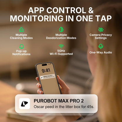 PETKIT Purobot MAX PRO 2.0 AI Cat Litter Box