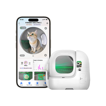 PETKIT Purobot MAX PRO 2.0 AI Cat Litter Box
