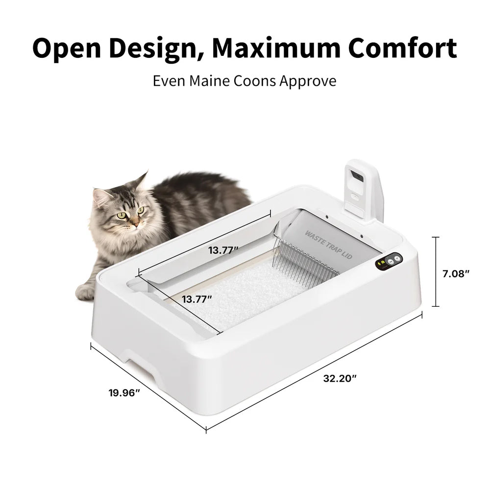 PETKIT Purobot Crystal Duo With Camere Self-Cleaning Cat Litter Box