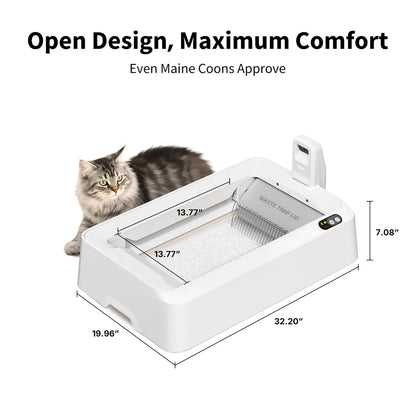 PETKIT Purobot Crystal Duo With Camere Self-Cleaning Cat Litter Box