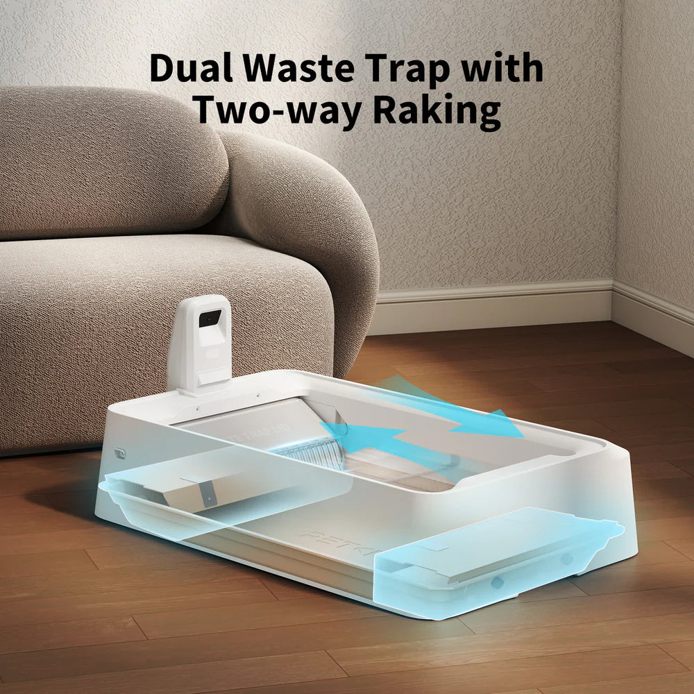 PETKIT Purobot Crystal Duo With Camere Self-Cleaning Cat Litter Box