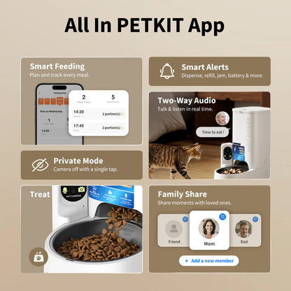 PETKIT YumShare Solo 2 Smart Feeder With Camera