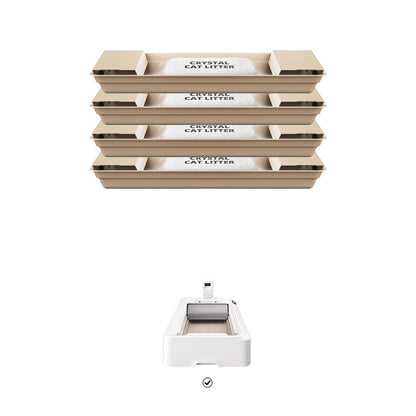 PETKIT Crystal Cat Litter Set - 4 Packs