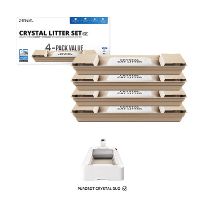 PETKIT Crystal Cat Litter Set - 4 Packs
