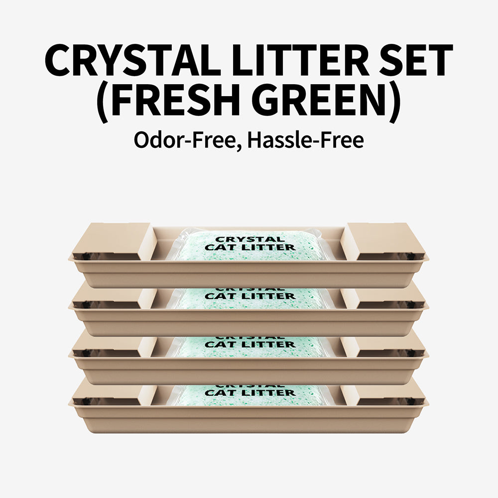 PETKIT Crystal Cat Litter Set (Fresh Green) - 4 Packs