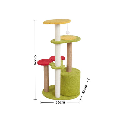 FOFOS Fruity Cat Scratching Tower