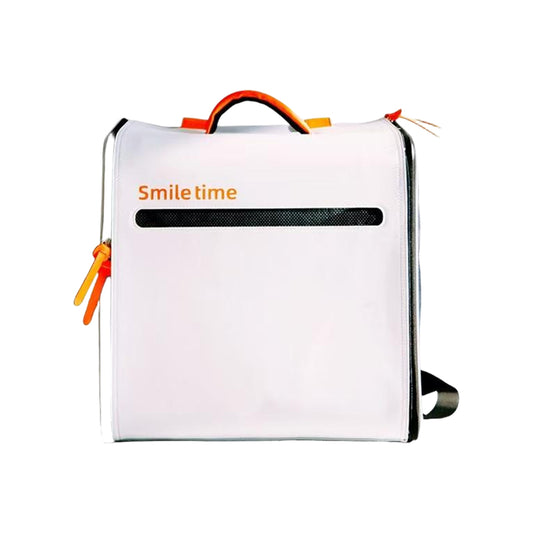 SMILE TIME Dove Grey Foldable Backpack Pet Carrier 38x27x42cm