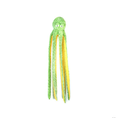 Long Dog Tug Toy Octopus Squeaky Interactive